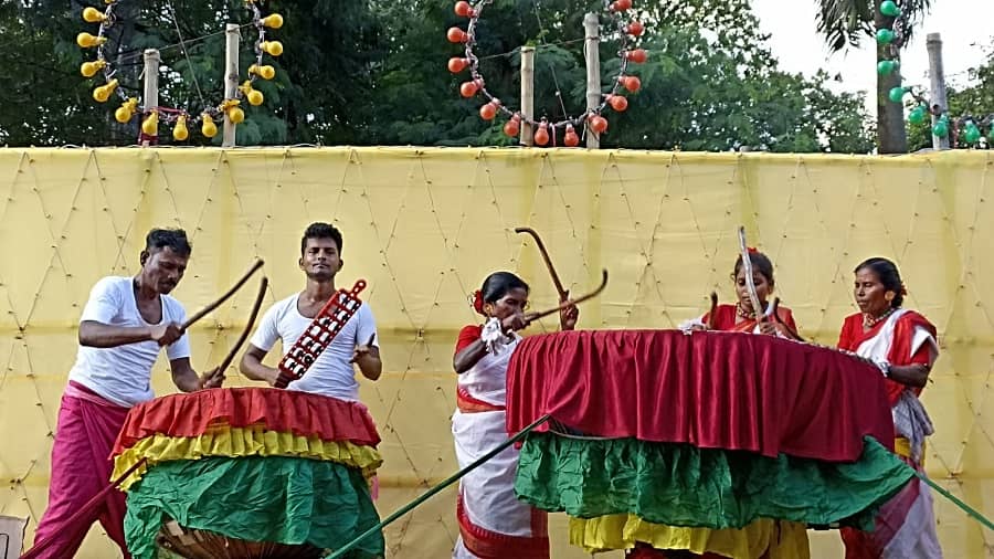Gifted rural musicians in full flow