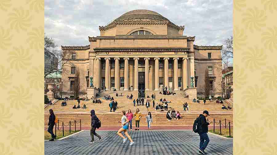 The Low Memorial Library on the campus of Columbia University. 
