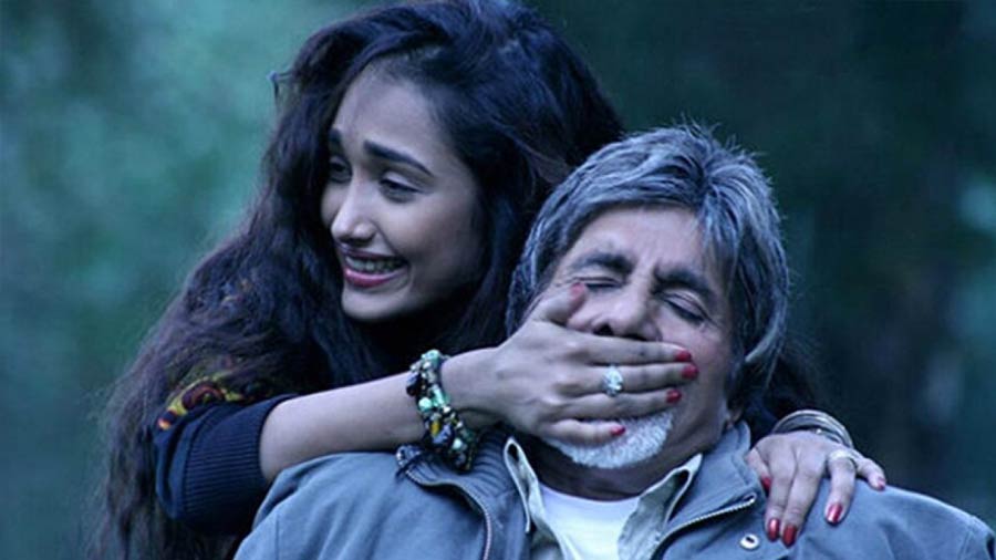 'Nishabd' is a 2007 film directed by Ram Gopal Varma, starring Amitabh Bachchan and debutante Jiah Khan. The film received mixed reviews from critics but wasn't accepted by the audiences because of its bold subject - relationship between an old man and teenager