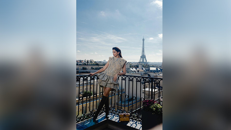 Deepika Padukone drops jaws at Paris Fashion Week in Louis Vuitton couture