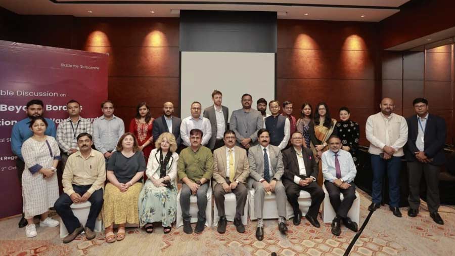 Attendees of the rountable discussion organised by ISDC in Kolkata on October 12