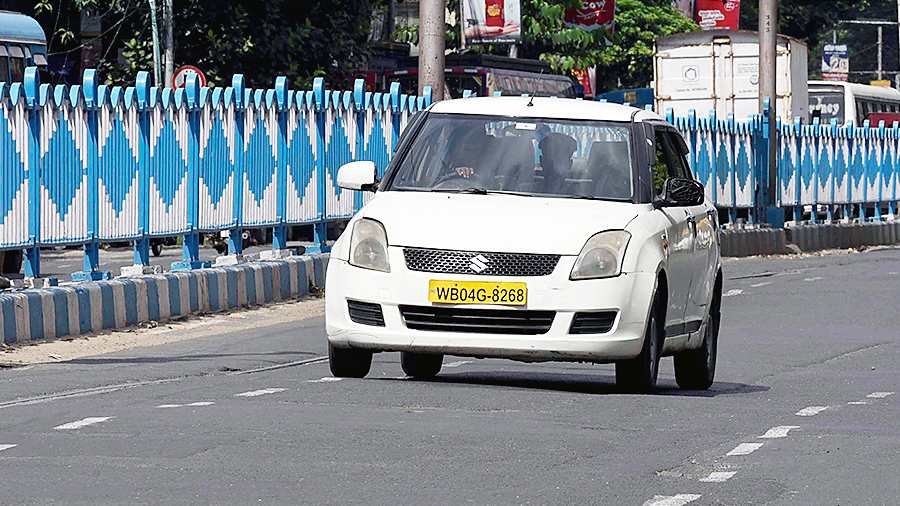 SP Mukherjee Road on Tuesday.