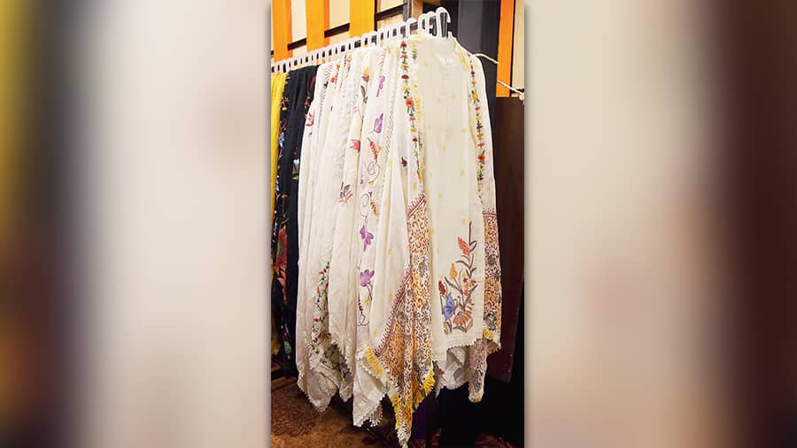 For an easy-breezy day look, pick a linen salwar suit from Bobby Creations. The colourful accents make sure that these stand out without being too loud.  Rs 7,500 onwards