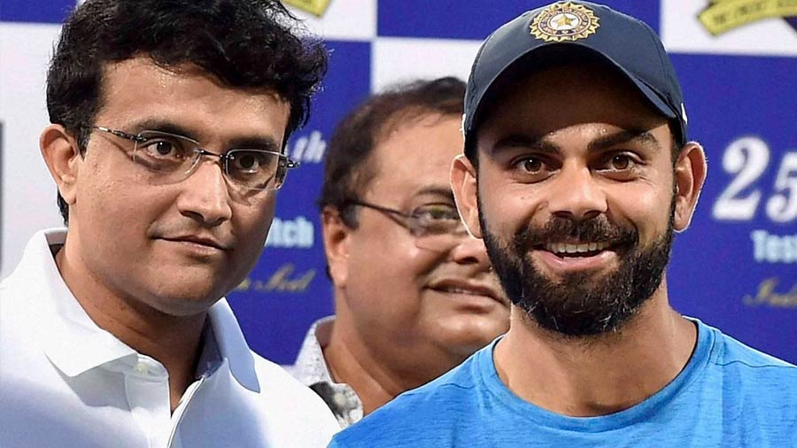 Dada with Virat Kohli