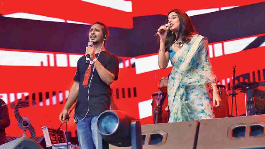 Arnob and Sunidhi Nayak