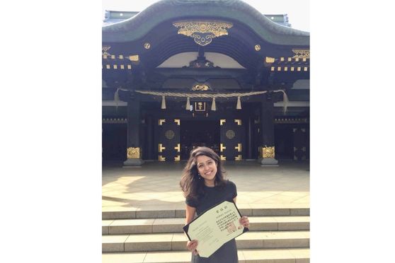 Meghalee Goswami completed her post graduation from Waseda University, Tokyo 
