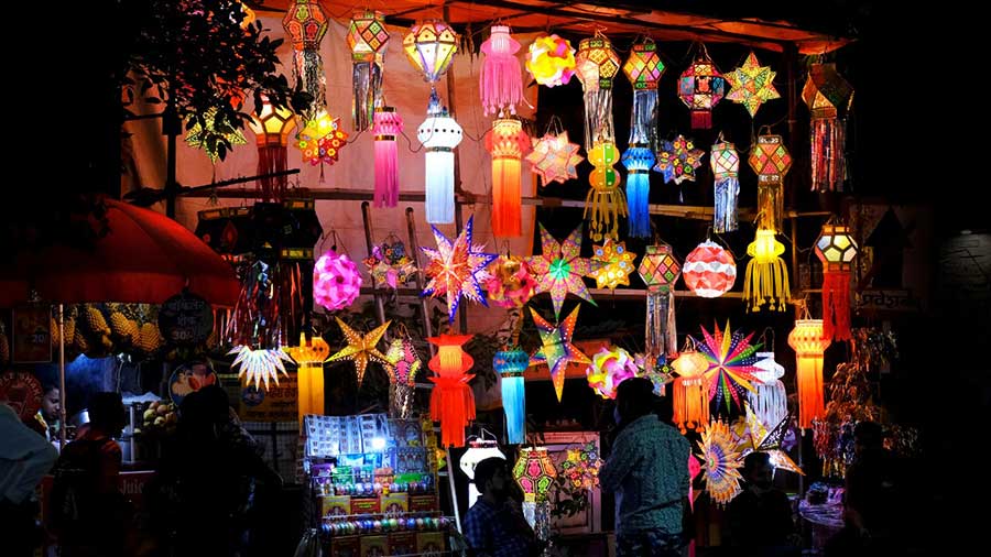 A range of home decor items on offer for Diwali