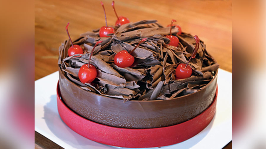 Black Forest Cake: A classic on most patisserie menus is this cake that has vanilla and chocolate cream and sponge with the tang of sour cherries.