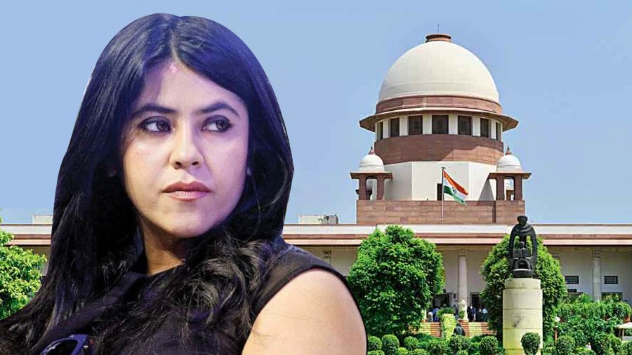 900px x 506px - Ekta Kapoor | Supreme Court slams Ekta Kapoor over 'objectionable content'  in web series 'XXX' - Telegraph India