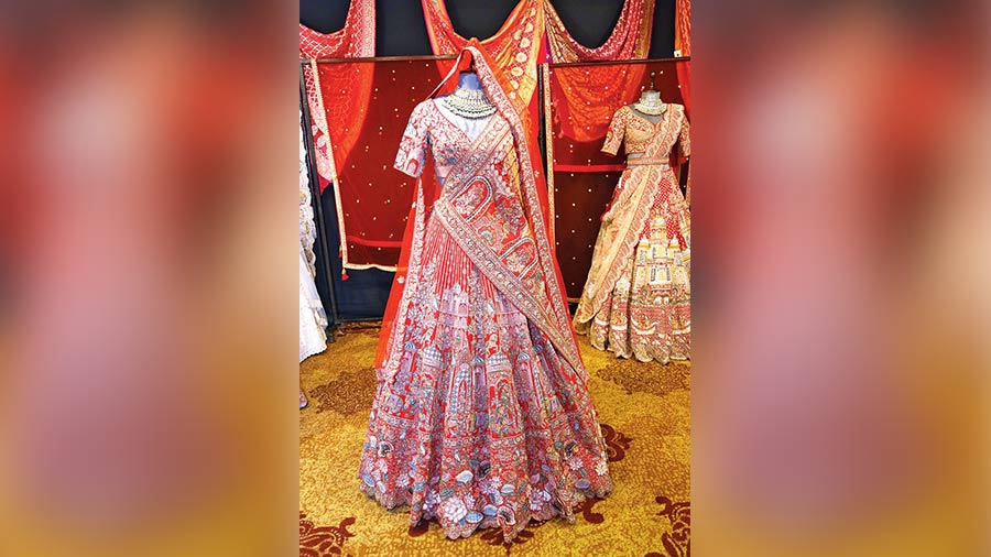 Which color lehenga is trending for brides in 2018? - Quora