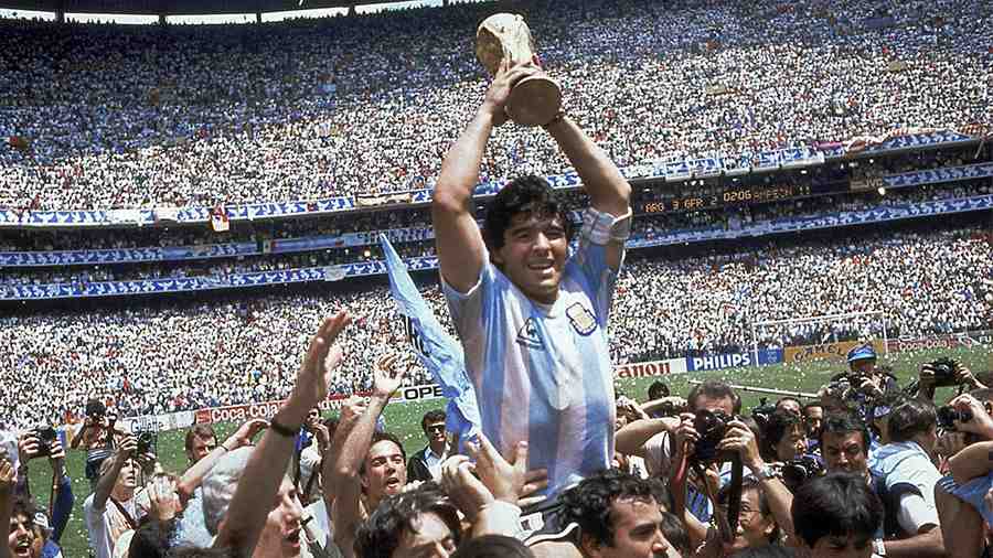 Diego Maradona was crowned as the best player of the tournament in the 1986 World Cup 
