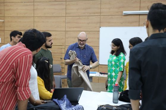Art of puppetry Workshop at Indian Institute of Art and Design 