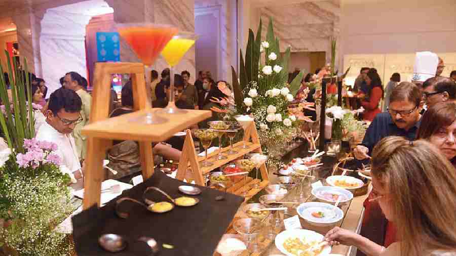 The delectable spread appealed to all the guests