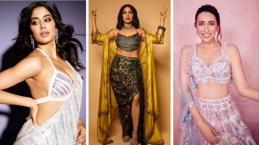 Bikini blouse, backless choli and bandeau tops — this is Diwali fashion not for the faint hearted