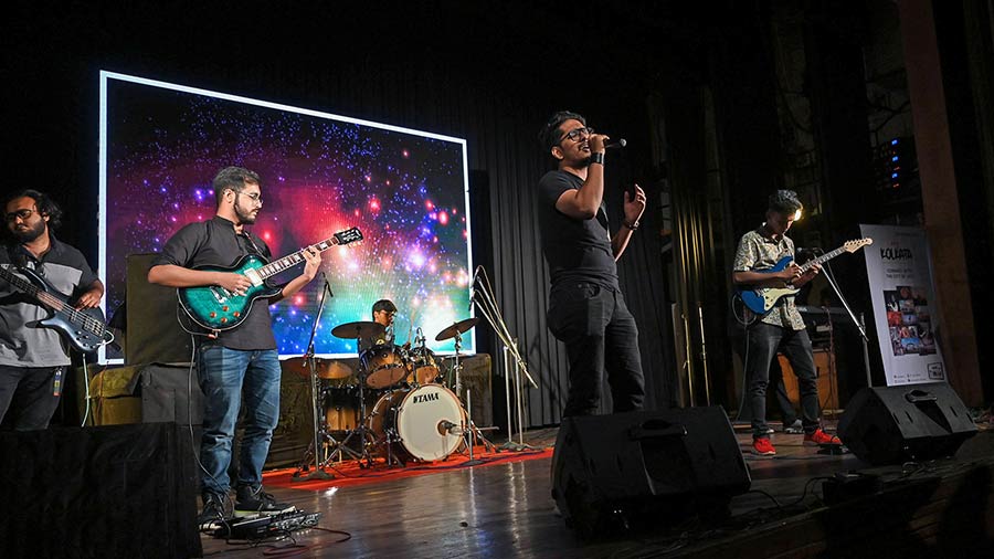 The winning band Katataar performed original composition Katataar Anthem