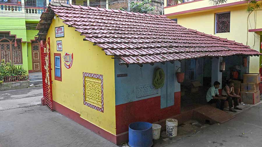 The tiled house Burima built after moving to Belur has been preserved