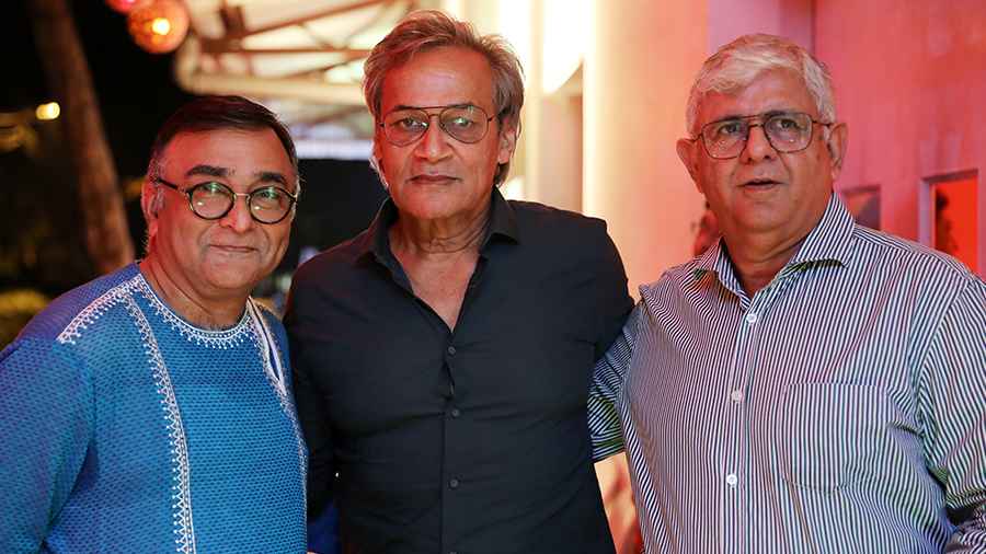 (L-R) Club vice president and Entertainment Committee chairman Sujoy Banerjee, CEO and managing member Anil Mukerji and club president Sanjiv Dhir were all smiles after the event. ‘It was a wonderful arrangement, and the music was up to the high standards of the club,’ said Dhir. ‘This was a cultural extravaganza that showcased the vibrant  diversity of Indian music,’ added Mukerji