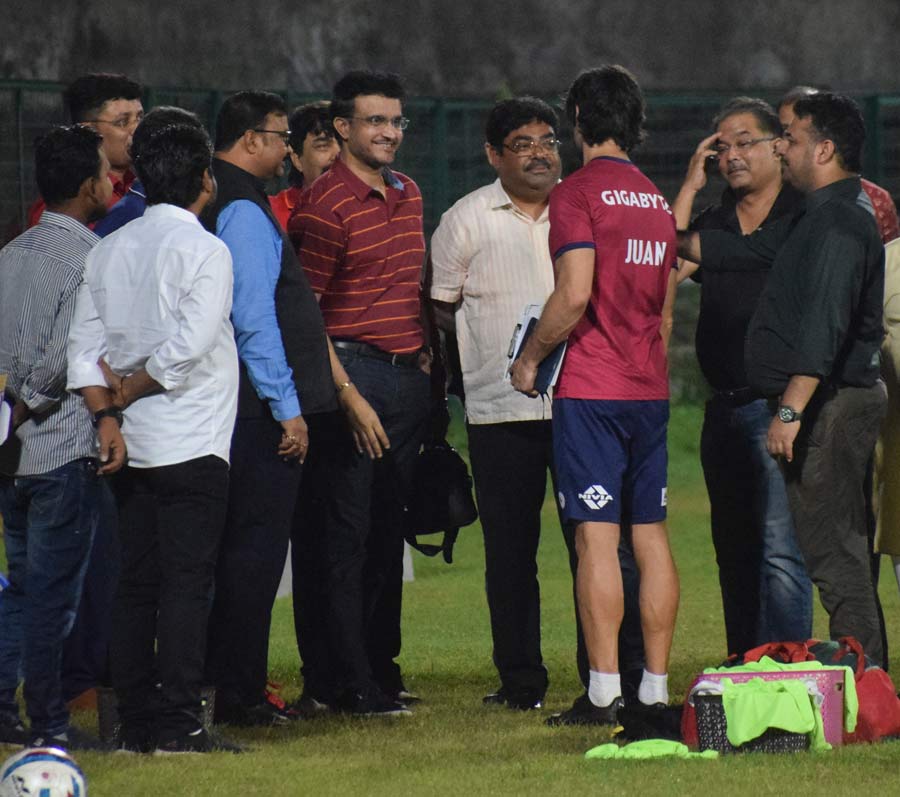 Former BCCI President Sourav Ganguly visited ATK Mohun Bagan Club on Tuesday. Ganguly had stepped down as the director of the club three years ago after he became the BCCI chief to avoid a potential conflict of interest.