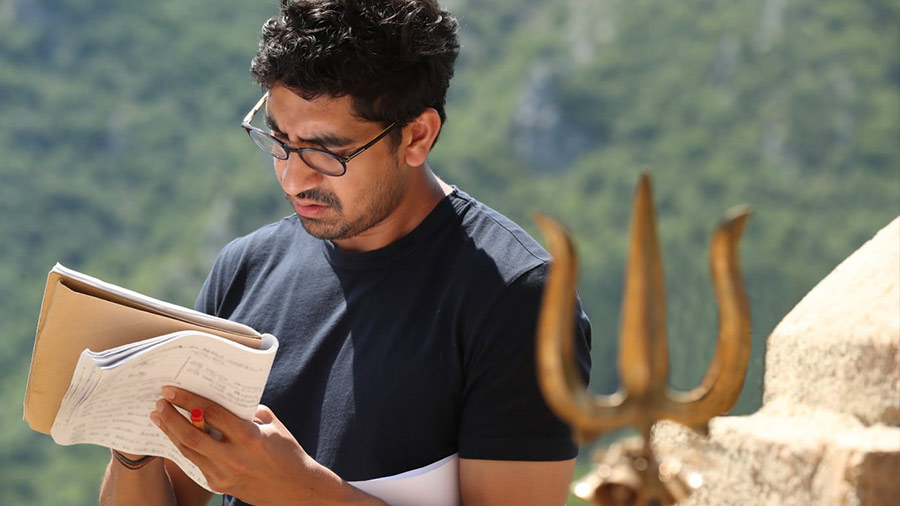 A still of Ayan Mukerji in the sets of Brahmastra Part One: Shiva. 