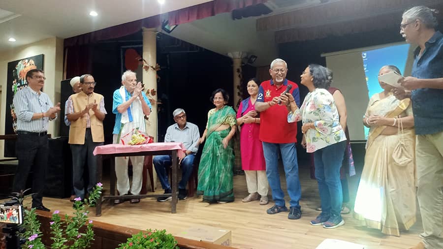 The farewell and felicitation ceremony was organised by the St. Joseph's College Old Boys Association on Saturday evening
