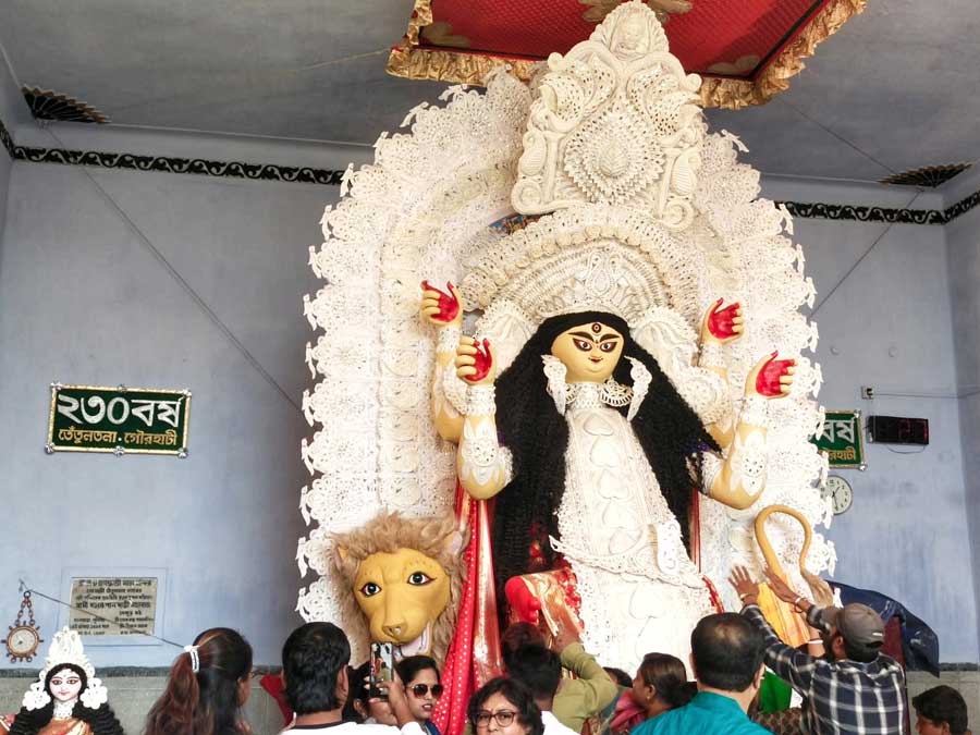 Jagaddhatri Puja is one of the most important festivals on Chandernagore’s festival calendar