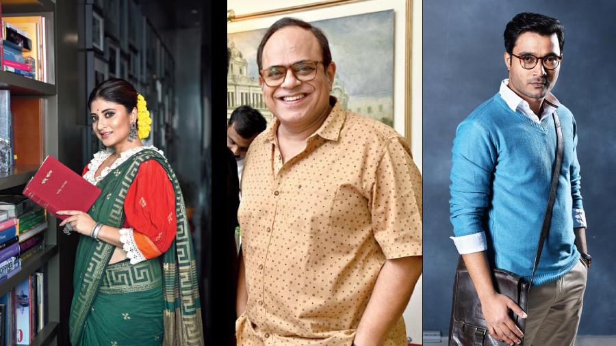 (Left to right) Sandipta Sen, Rajatava Dutta and Suhotra Mukhopadhyay