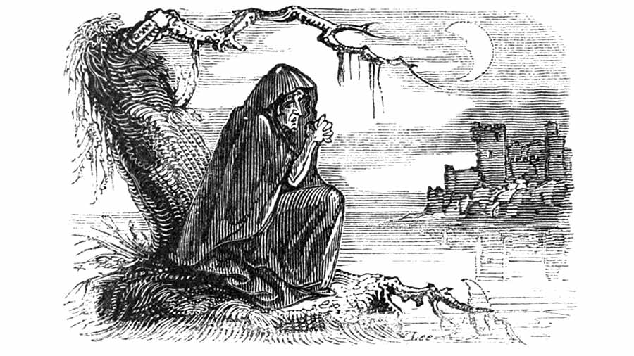 The Bunworth Banshee, from ‘Fairy Legends and Traditions of the South of Ireland’, by Thomas Crofton Croker, 1825