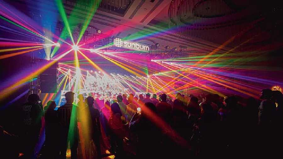 The event was an amalgamation of good music and laser lights