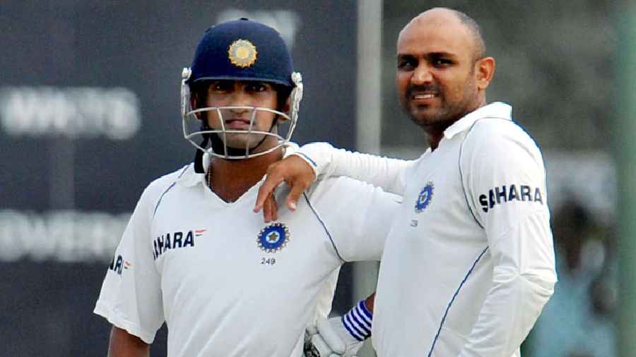 New role for Sehwag, Gambhir