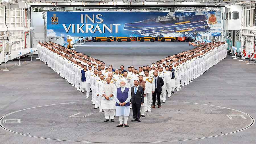 INS Vikrant: Cong cries foul