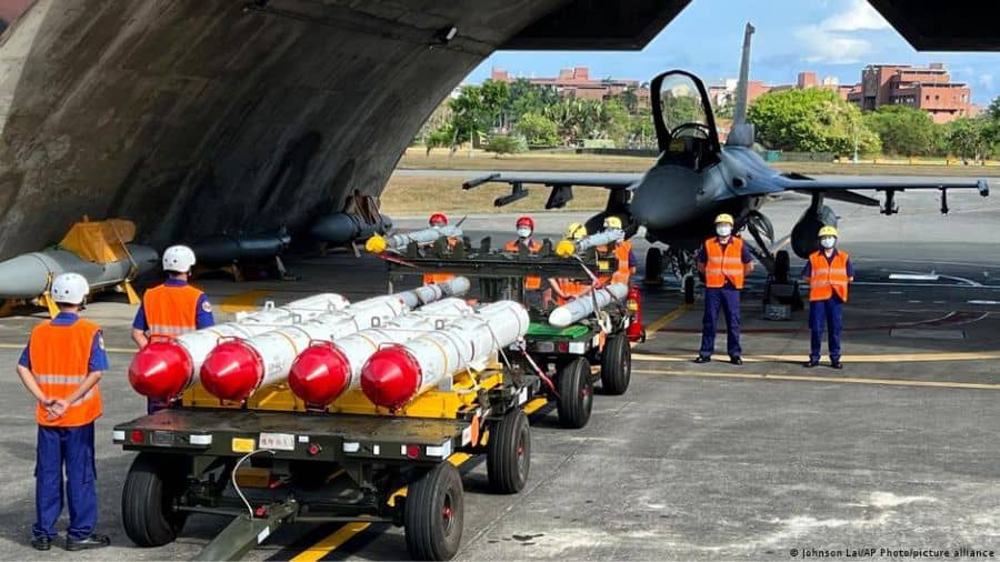 The US State Department said the potential deal is meant to help Taiwan bolster defensive capabilities