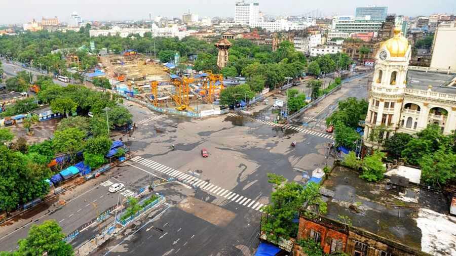 Esplanade is one of Tanusree’s favourite places to return to whenever she is back in Kolkata