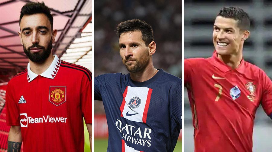 Manchester United and PSG’s home kits are the most popular in Maidan Market along with Ronaldo’s Portugal jersey