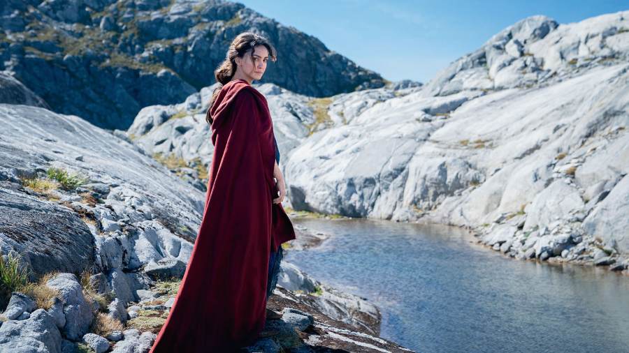 Like most of the characters in the show, Bronwyn is multi-faceted and she, in particular, is a healer and I was a pre-med, so that kind of resonated with me. Outside that, she is also a single mother to her rebellious teenage son (Theo), in a forbidden romance with an elf and her ancestors chose the evil side — Nazanin Boniadi