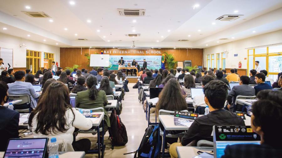 The classes were packed with delegates getting ready to speak