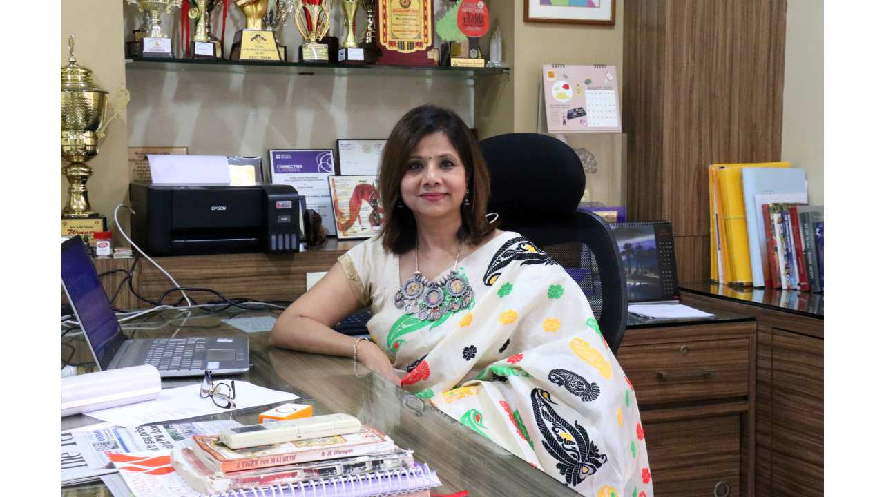 Ms Anjana Saha, Senior Principal of Mahadevi Birla World School 