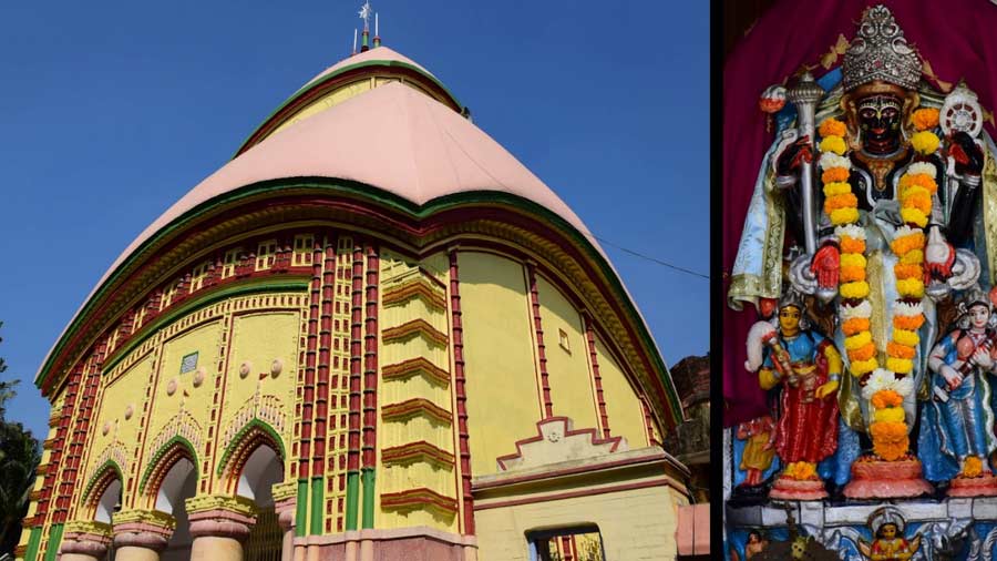 The Anantabasudev temple and the Basudev idol within