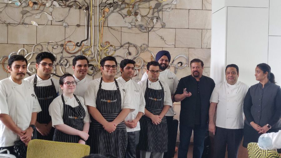 The Indian Accent Delhi team at a Culinary Culture event in 2019