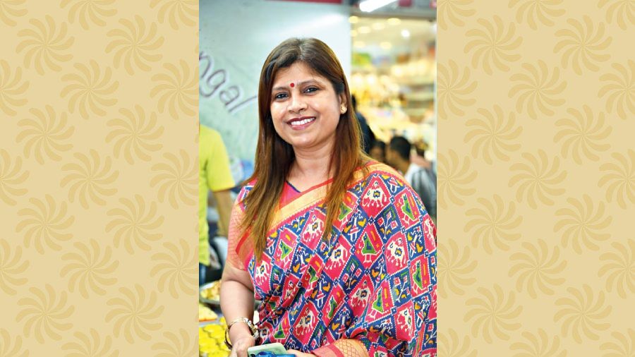 Entrepreneur Suranjana Mitra bought sweets for her family.