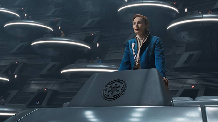 Mon Mothma at the Imperial Senate