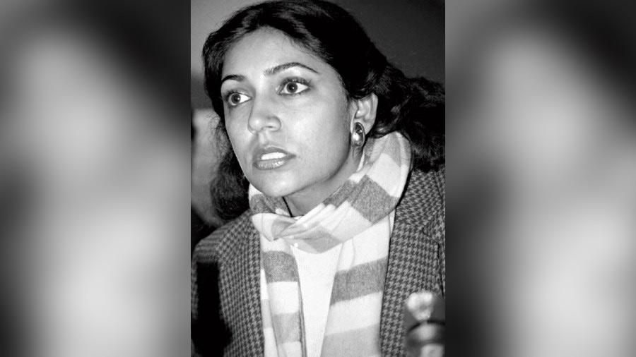 Deepti Naval photographed back in 1983