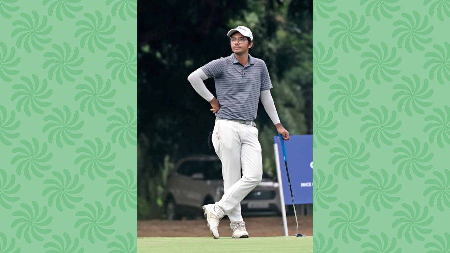 Karan Verma, one of the young, upcoming golf stars of Calcutta 