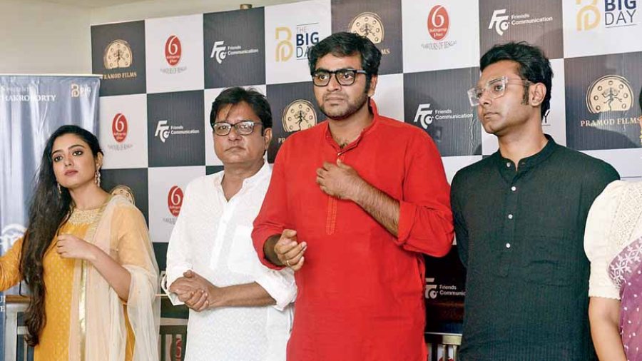 (Left to right) Anuska Chakraborty, Arun Roy, Kinjal Nanda and Arno Mukhopadhyay