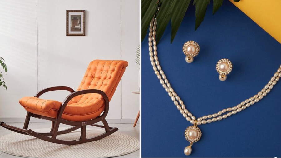 A good ol’ rocking chair for your granddad and an elegant timeless set of pearls for your grandma are classic gifting options