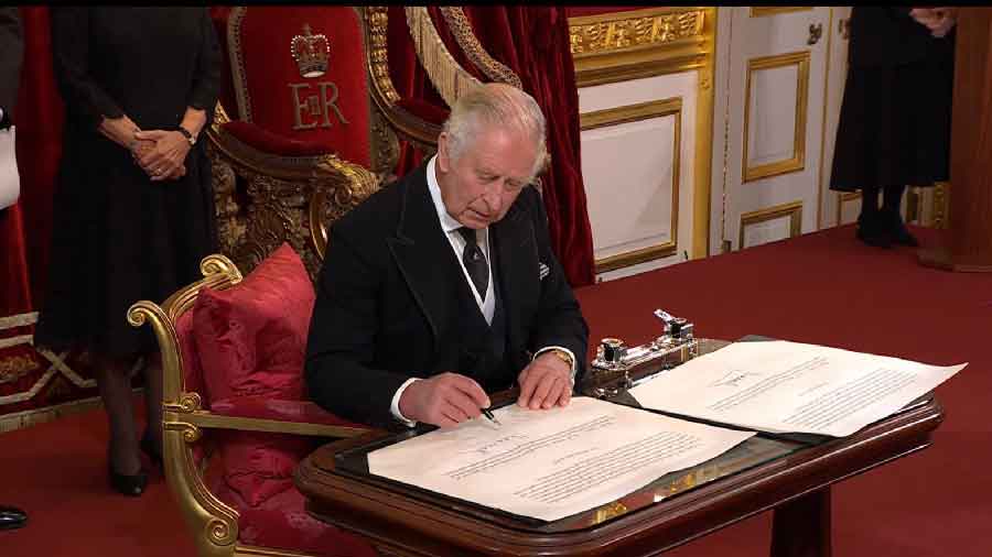 Charles III officially named King