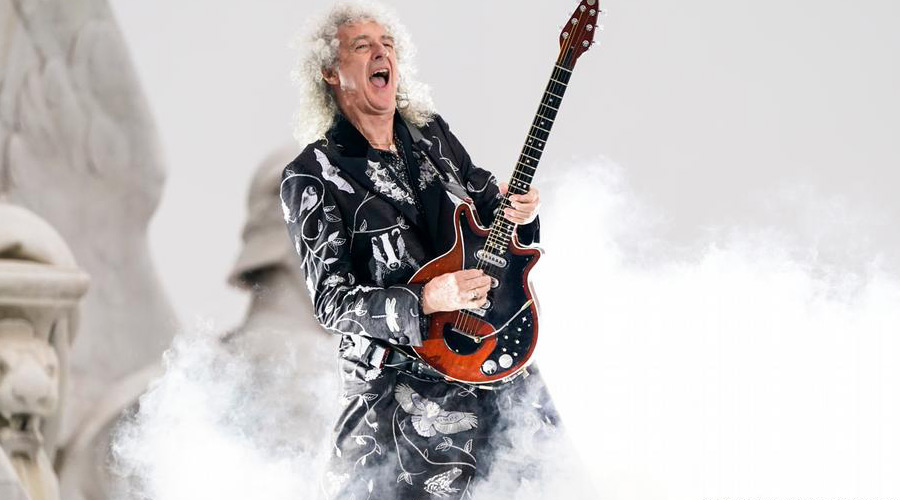 Brian May also performed the national anthem in 2022.