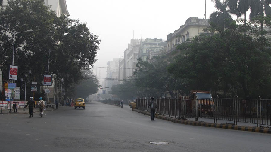 Central Avenue (later renamed Chittaranjan Avenue) in Kolkata