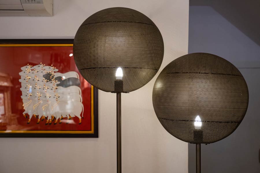 If you're looking for something more contemporary, or something that fits into an office space, these lamps merit exploration. They’re trendy and fit right into the minimalist memo, they give out a beautiful subtle glow and they’re black, so they’ll never be out of style