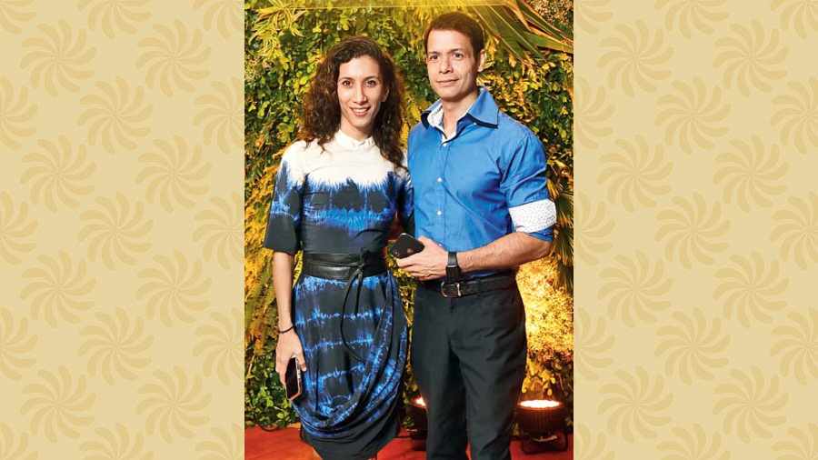 Sanaya Mehta Vyas with Sandeep Vyas