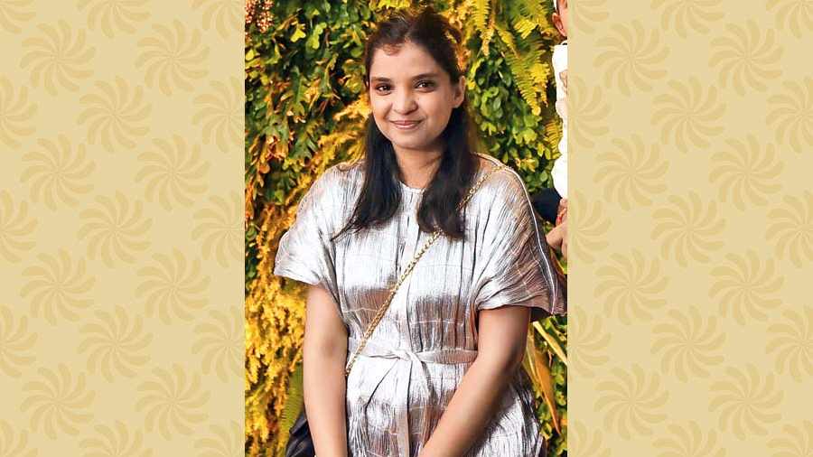 A big “foodie”, Rimzim Dadu’s “fondest memories” of Calcutta are of phuchkas and jhalmuri. “I love sweets, so also sandesh... gur sandesh,” smiled the fashion designer who has just clocked 15 years in the profession. “When I started out I was 21 and at that point I wanted to take things as they come. I wanted my brand to stand for something that is unique. Looking back, my work and craft has evolved,” she added.